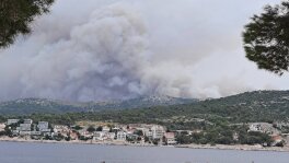 Pożar w Chorwacji