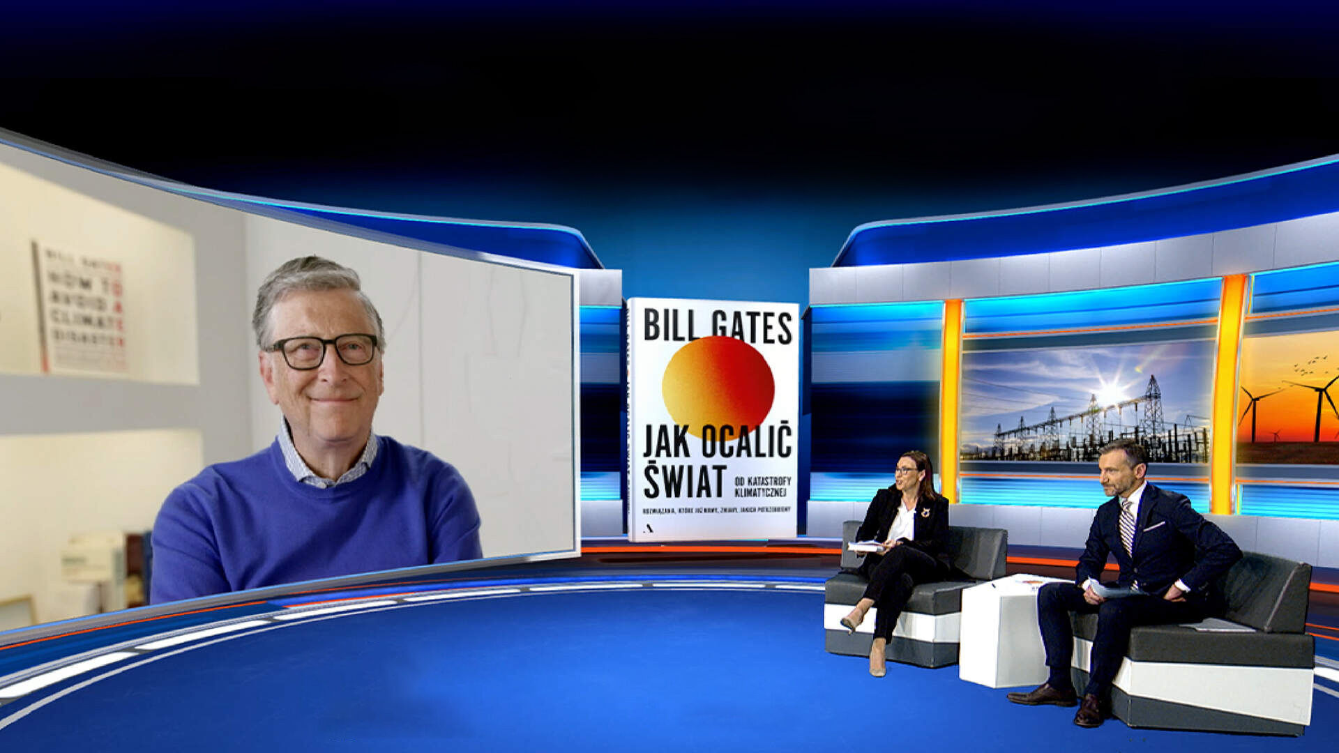 Bill Gates w wywiadzie z Piotrem Kraśką i Dorotą Wysocką-Schnepf
